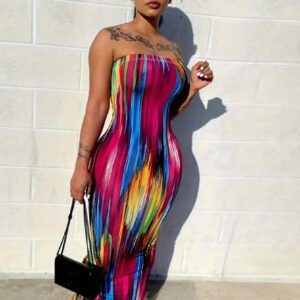 Paint Stroke Dress