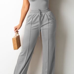 Solid Style Two Piece Set