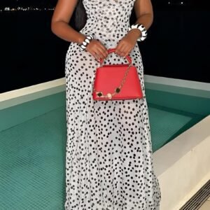 Polka Dot Maxi Dress