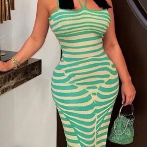 Simple Patterned Dress